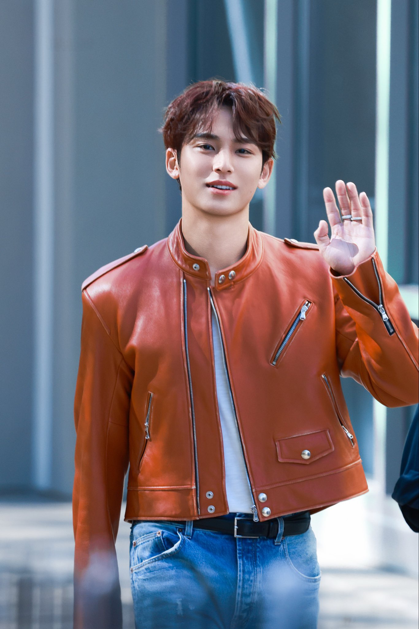Recent activity shot of Mingyu (SEVENTEEN)
