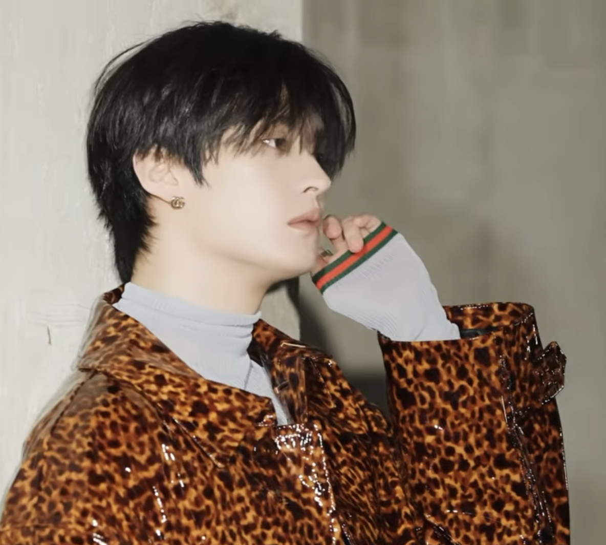 Recent activity shot of Lee Know (Stray Kids)