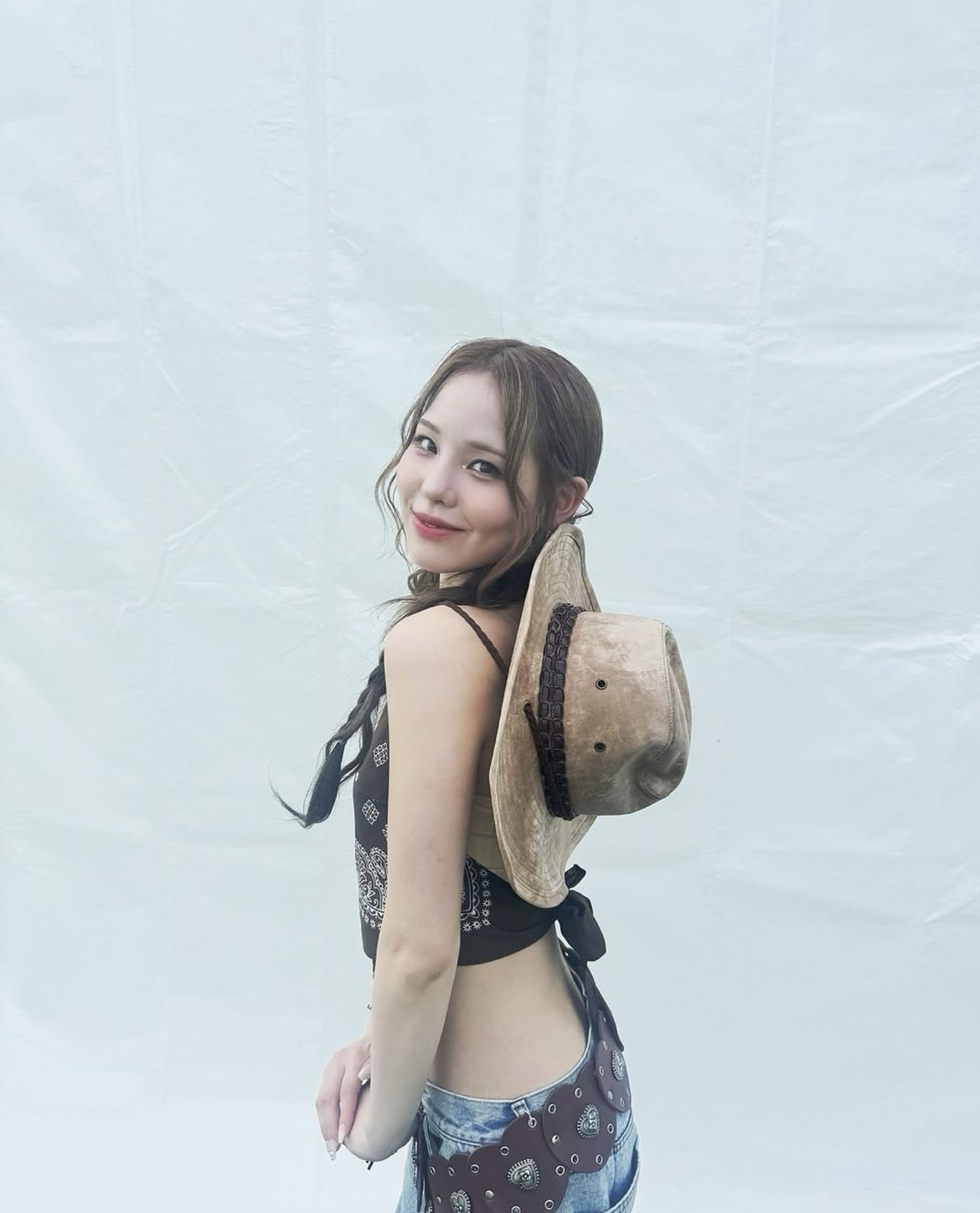 A moment captured by Mako (NiziU)'s fan