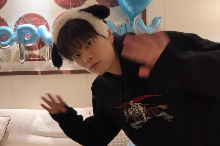 A moment captured by Seungmin (Stray Kids)'s fan