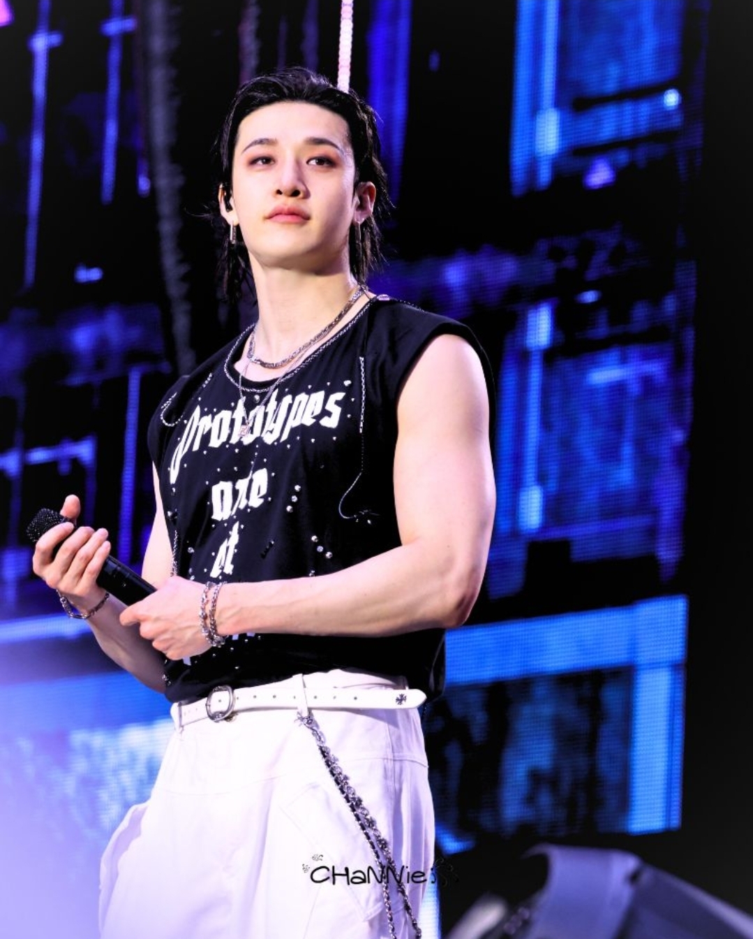 A moment captured by Bang Chan (Stray Kids)'s fan