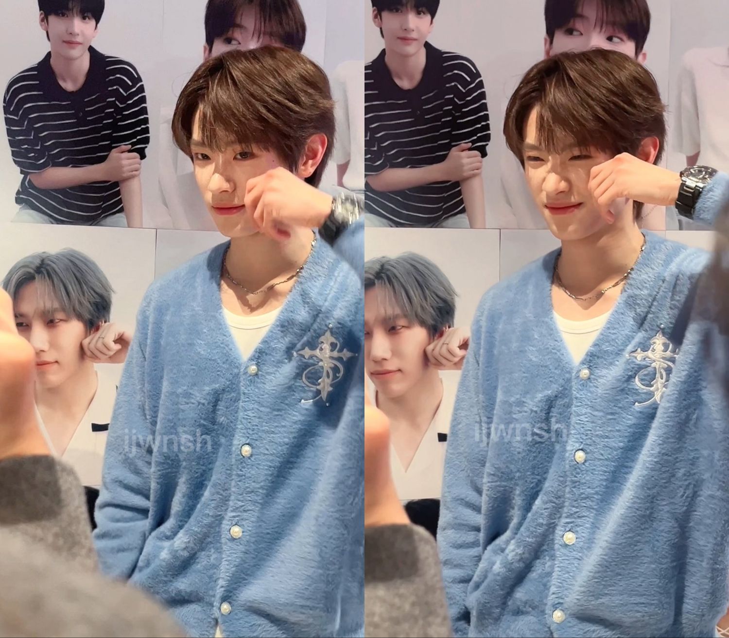 A moment captured by Chen Kaiwen's fan