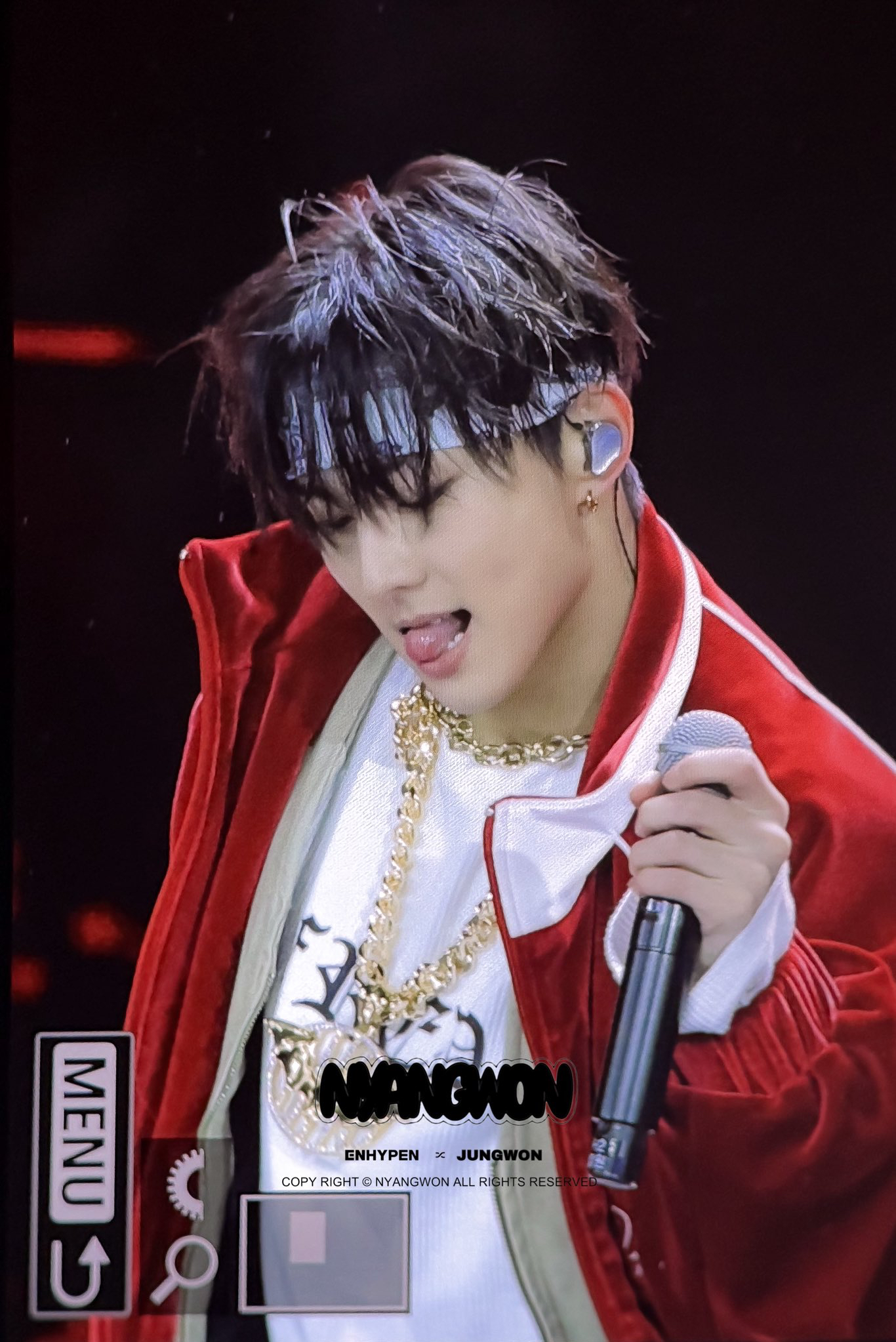 Recent activity shot of Jungwon (ENHYPEN)