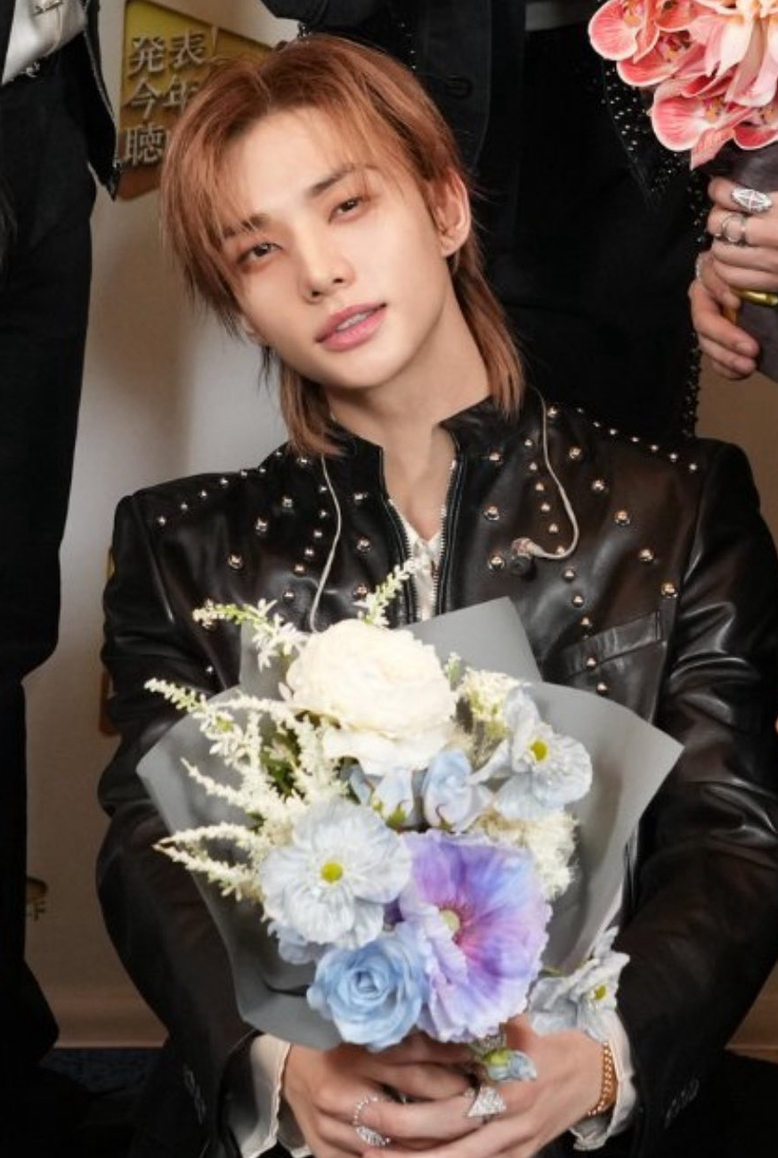 A moment captured by Hyunjin (Stray Kids)'s fan