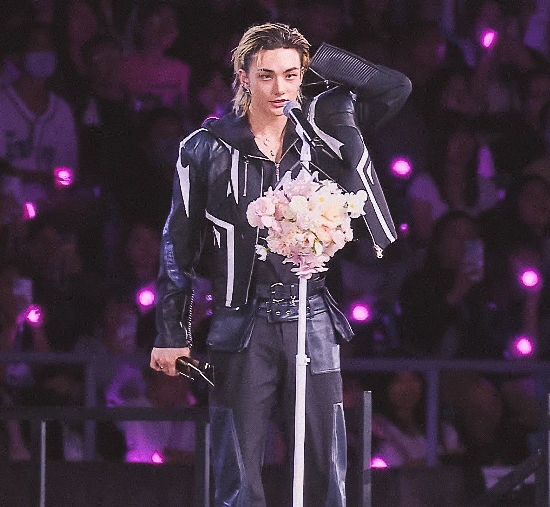 Recent activity shot of Hyunjin (Stray Kids)