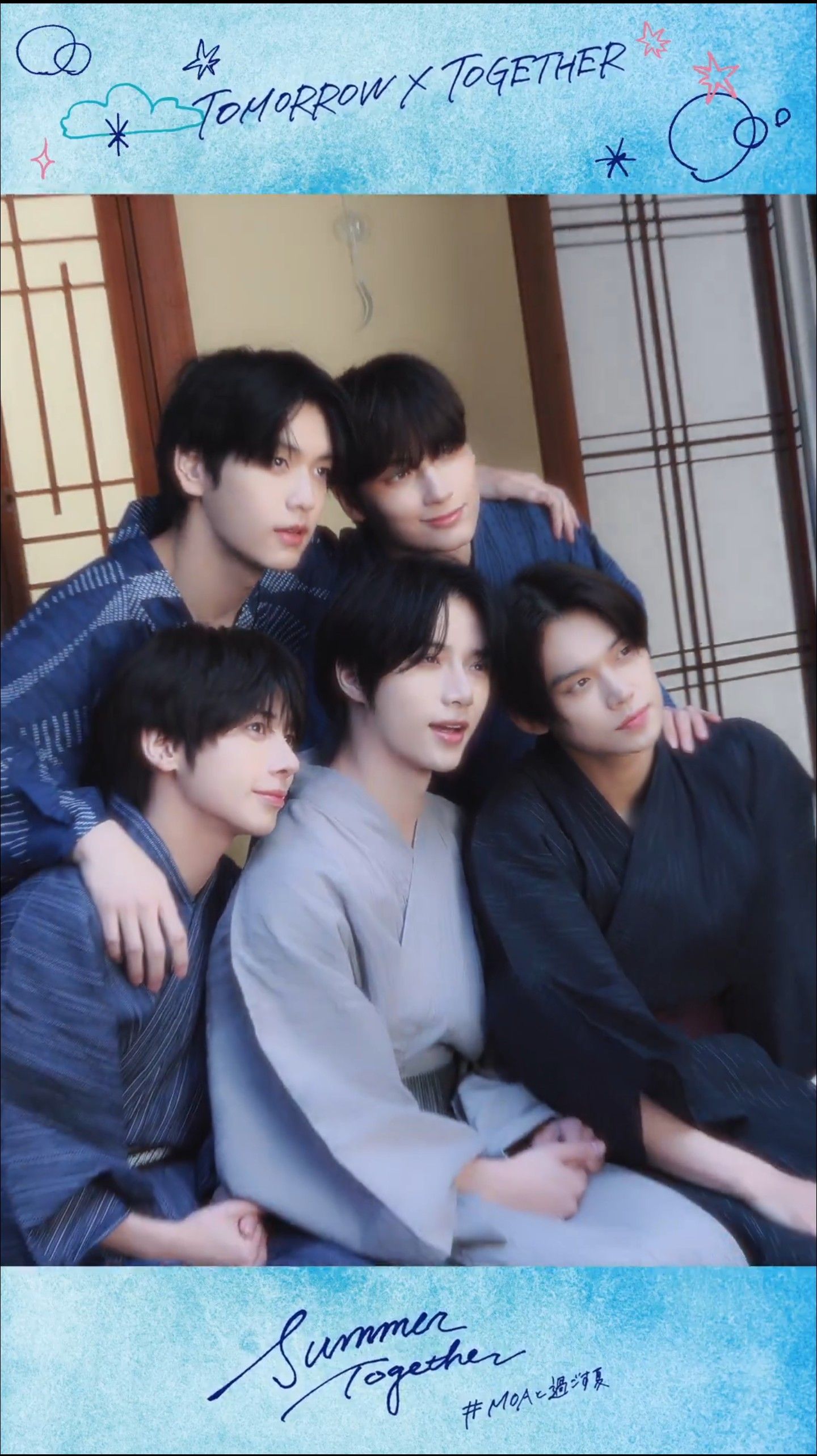 Recent activity shot of TOMORROW X TOGETHER