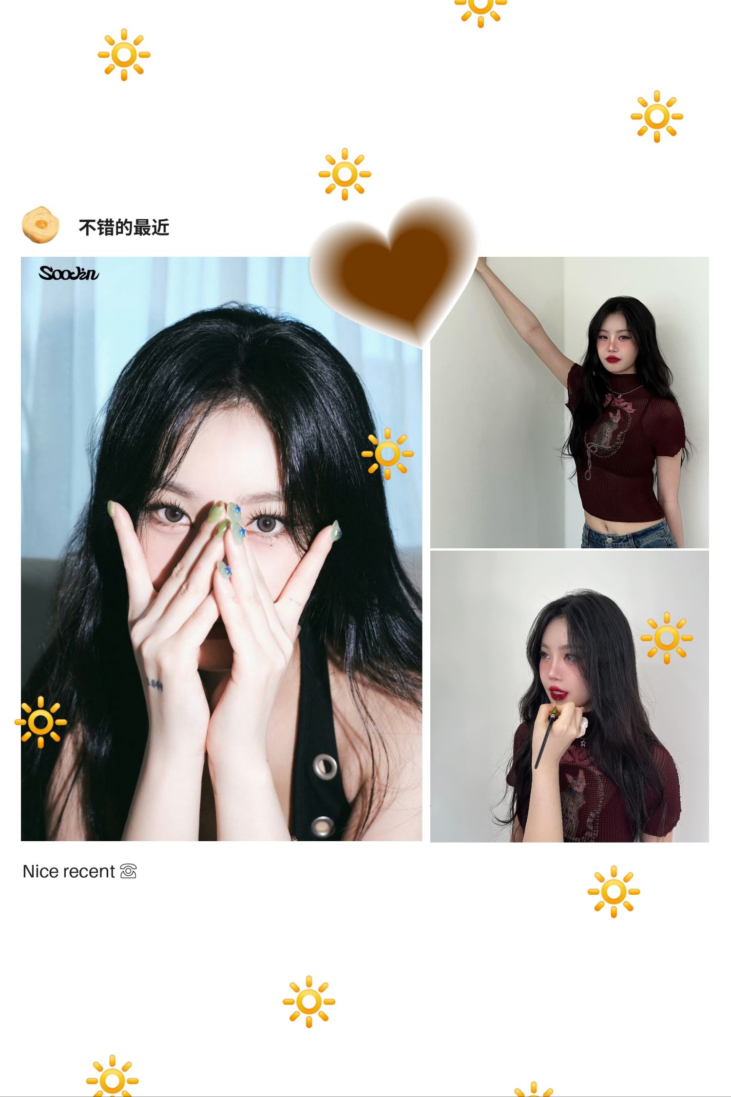 A moment captured by Soojin's fan