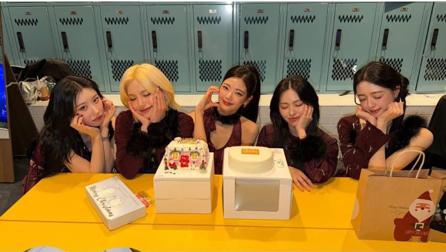 A moment captured by ITZY's fan