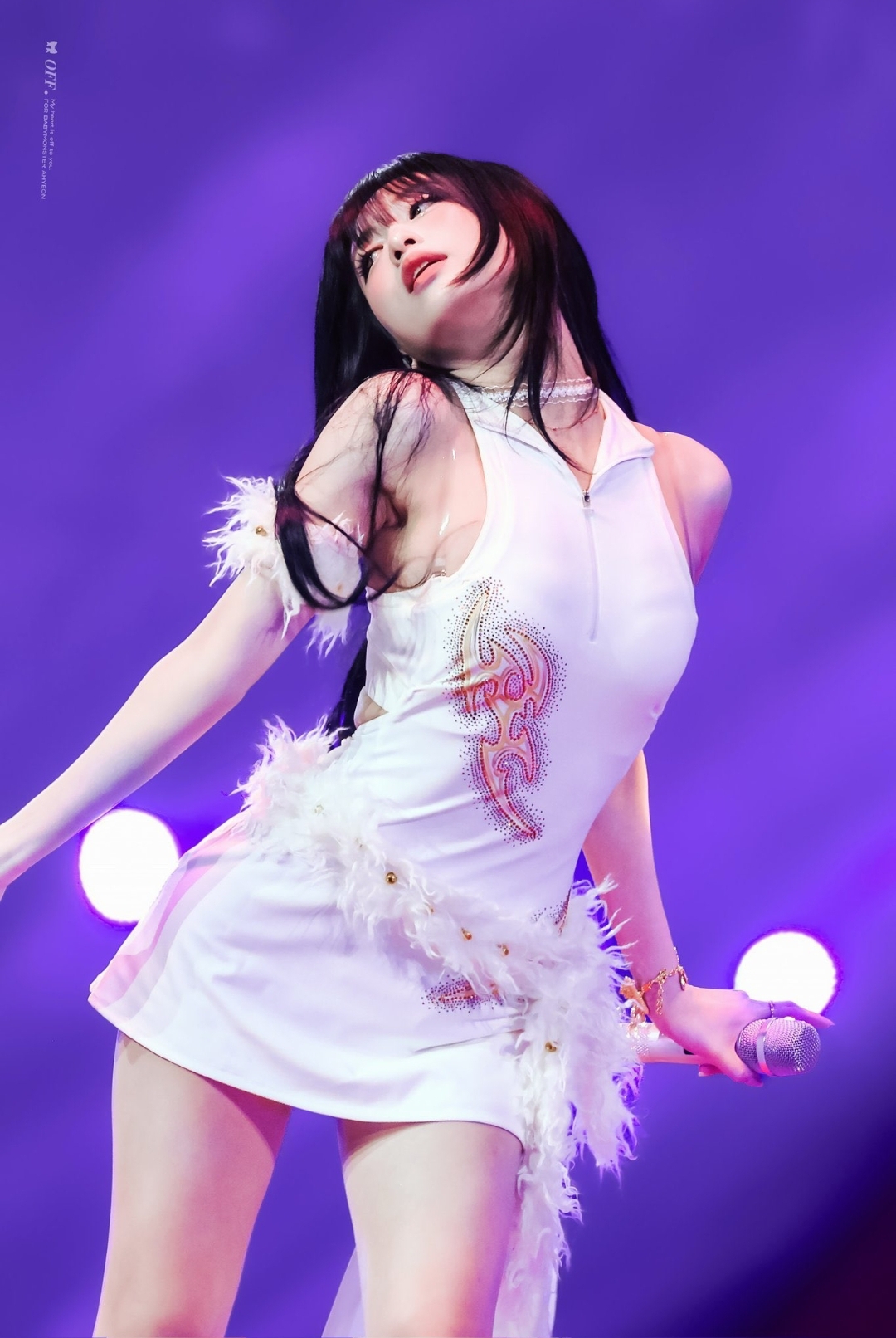 A moment captured by Ahyeon (BABYMONSTER)'s fan