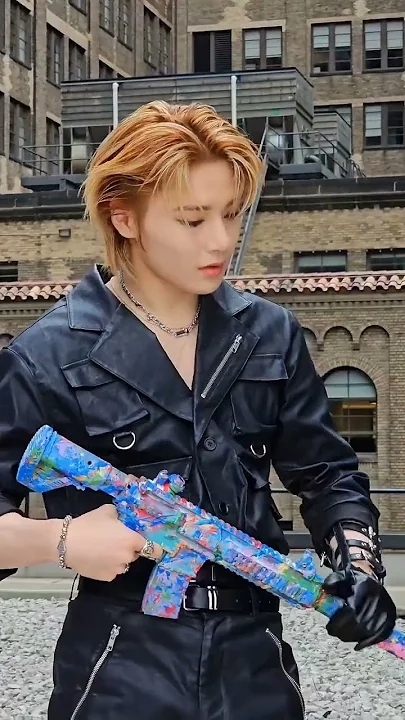 Recent activity shot of Hyunjin (Stray Kids)
