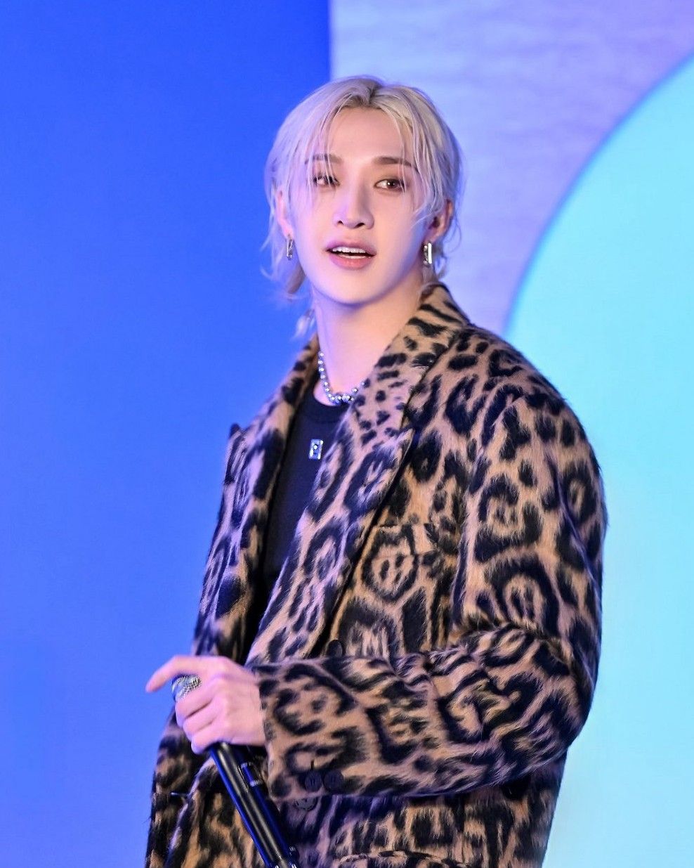 Recent activity shot of Bang Chan (Stray Kids)