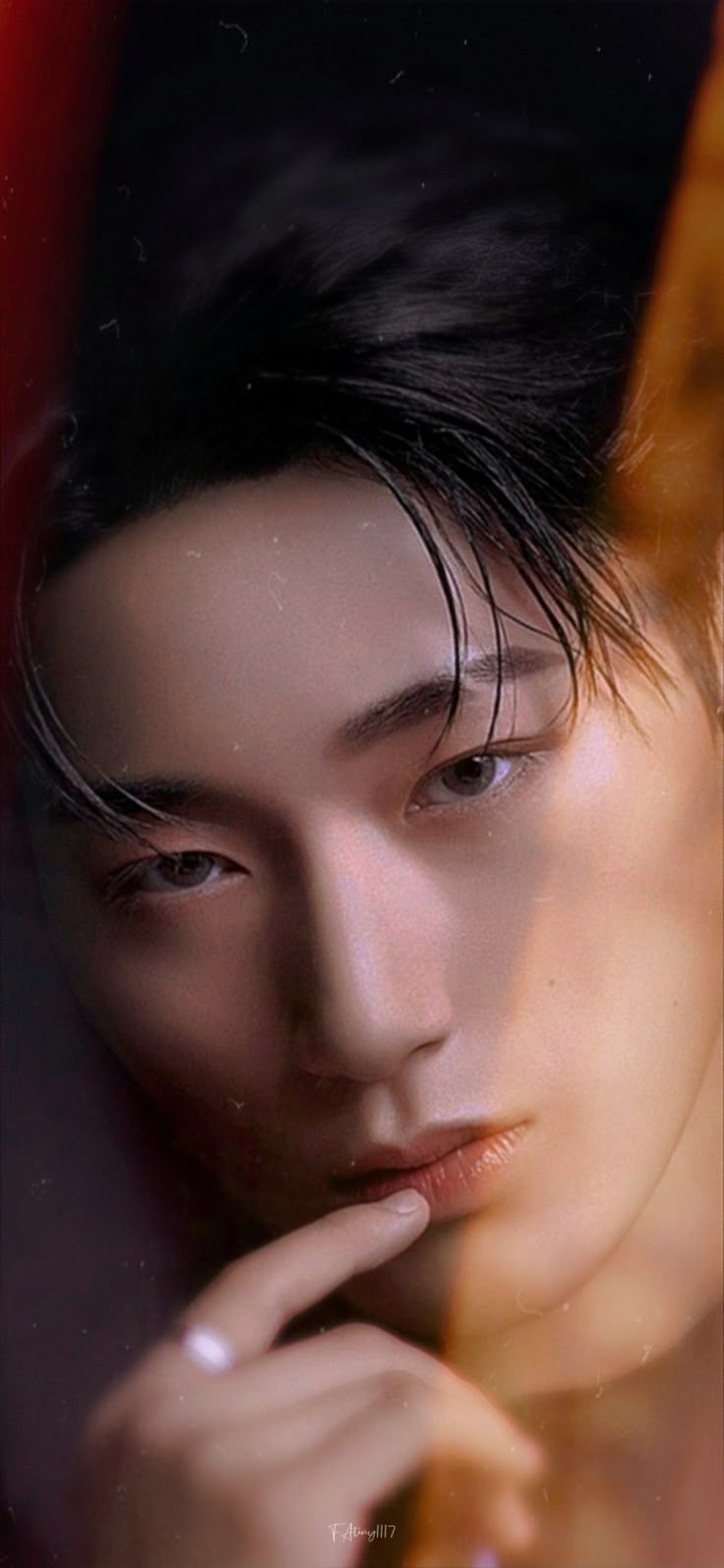 Fan-made special wallpaper for San (ATEEZ)