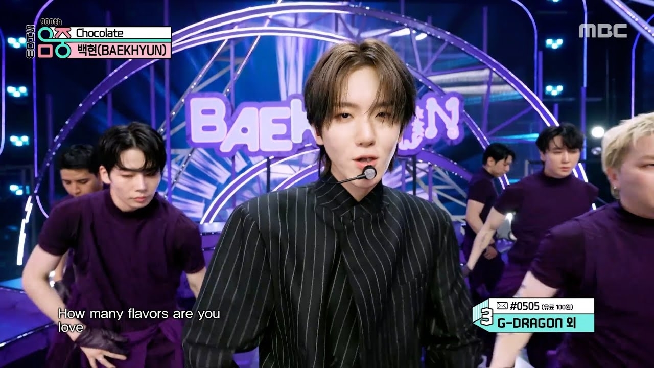 Behind-the-scenes cut of Baekhyun (EXO)
