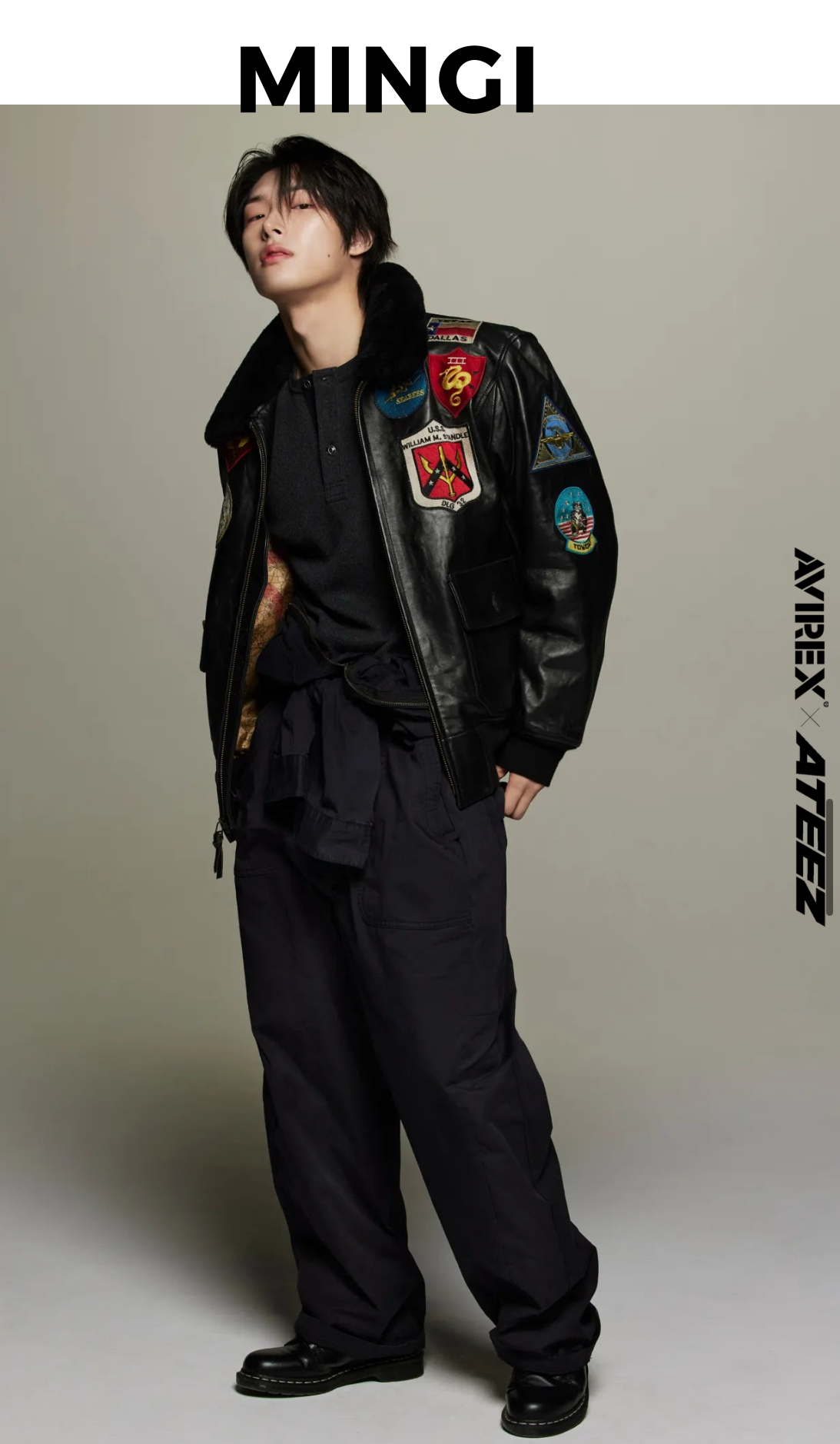 A heartfelt wallpaper shared by Mingi (ATEEZ)'s fans