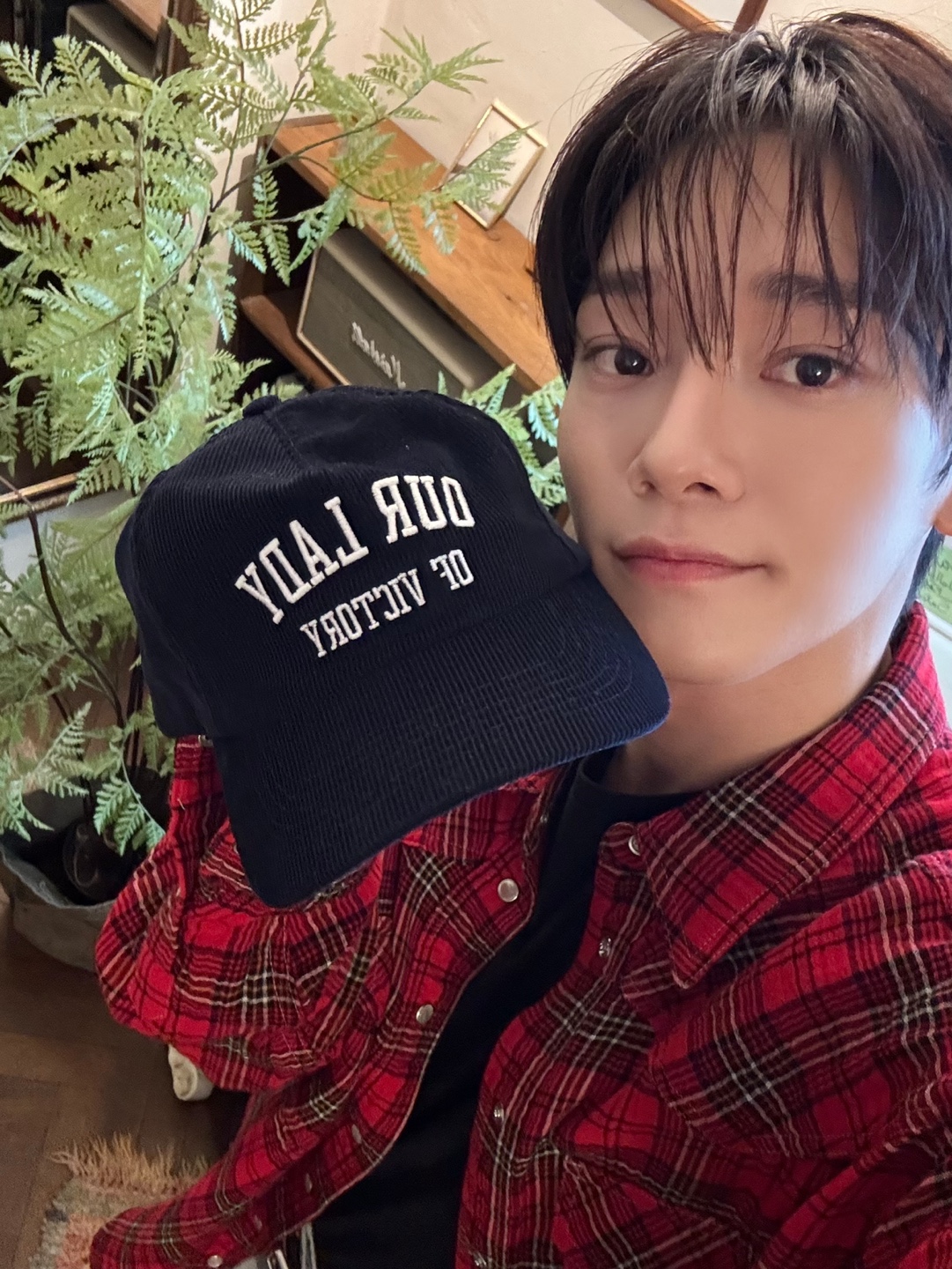 Recent activity shot of Chen (EXO)