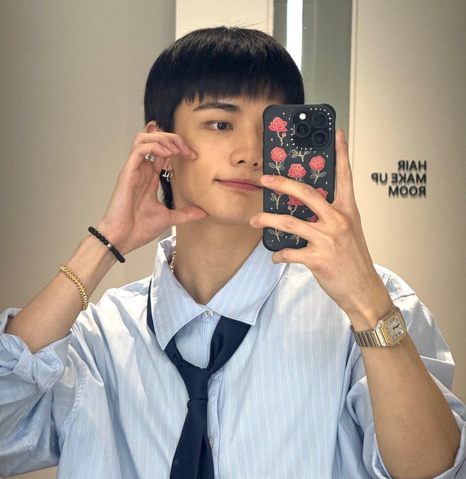 Momen yang diabadikan oleh penggemar Hyunjin (Stray Kids)