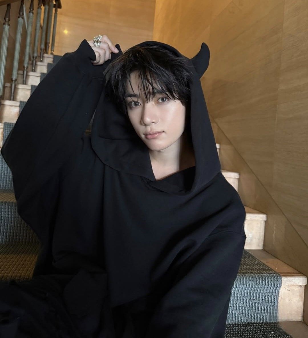 A moment captured by Beomgyu (TOMORROW X TOGETHER)'s fan