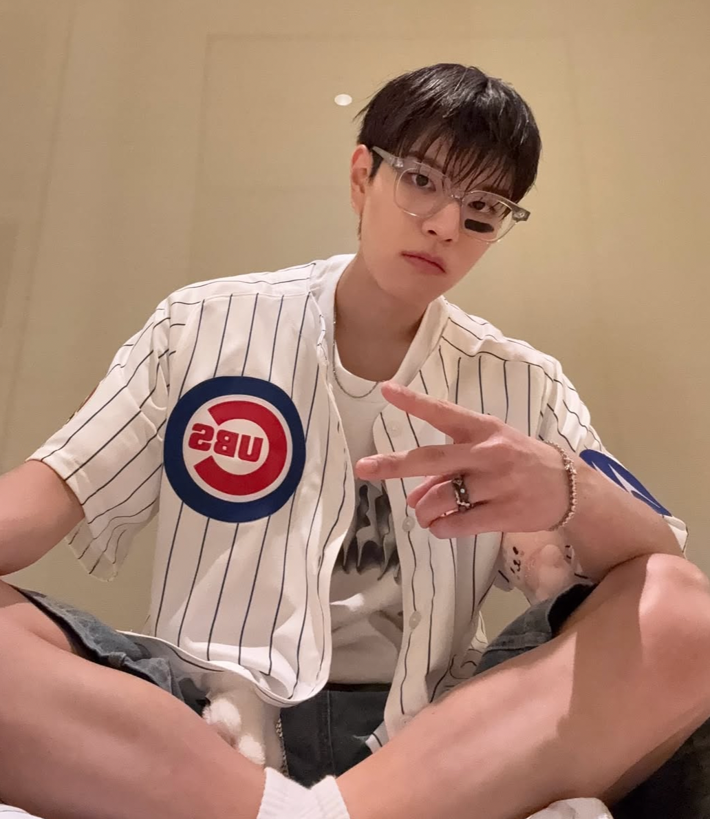 Recent activity shot of Seungmin (Stray Kids)