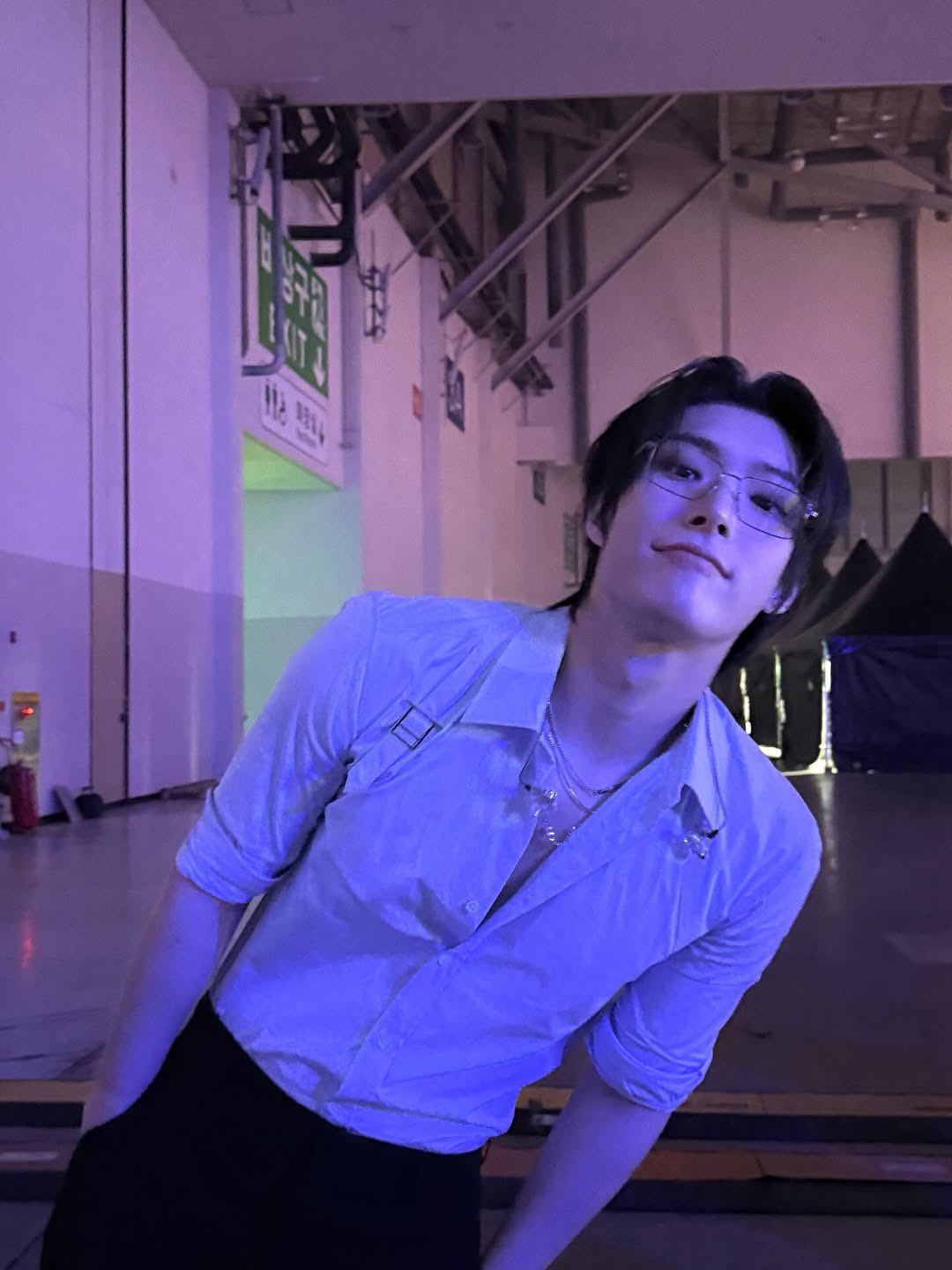 Recent activity shot of Mingi (ATEEZ)