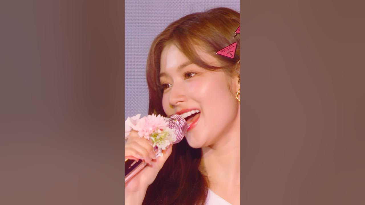 Behind-the-scenes cut of Sana (TWICE)