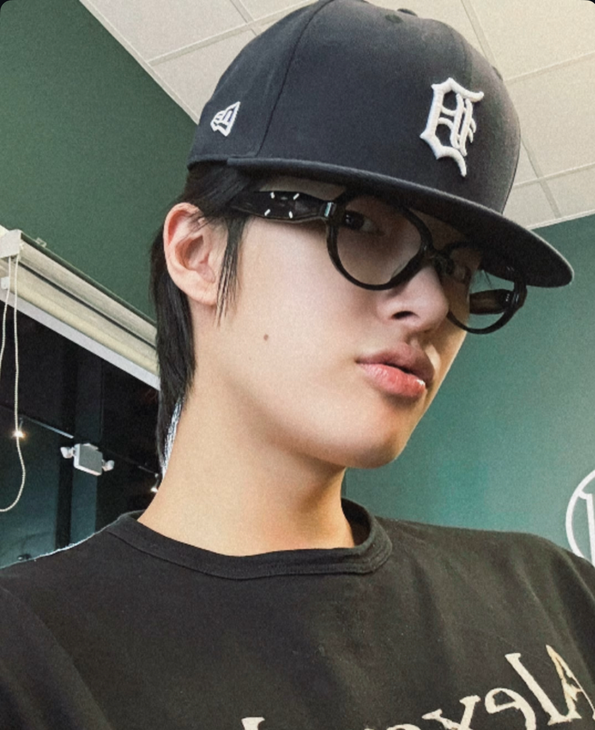 Recent activity shot of Mingi (ATEEZ)