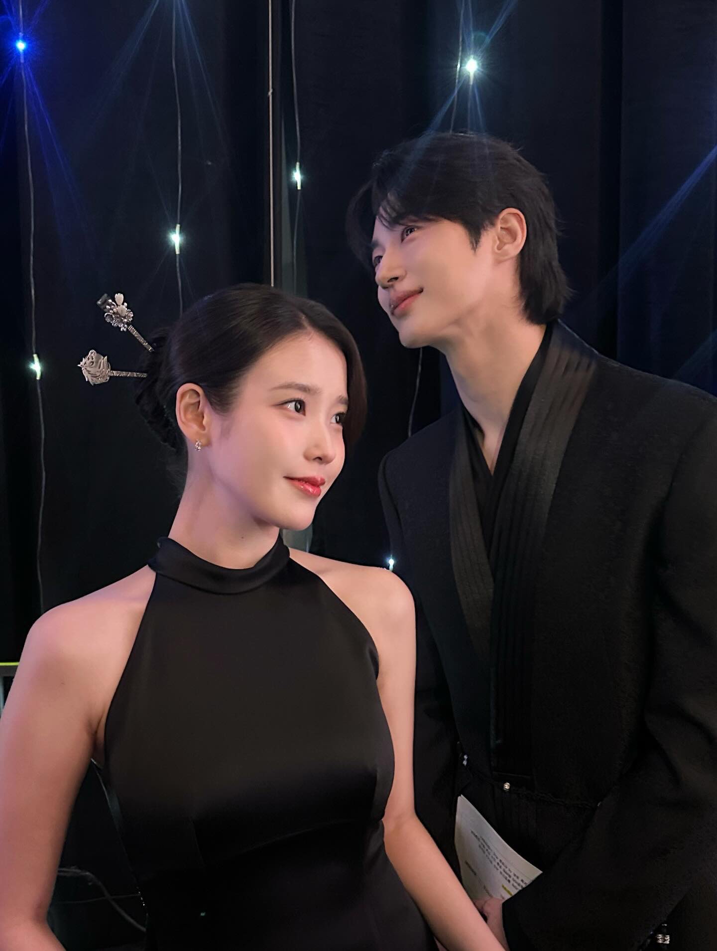 A moment captured by IU's fan