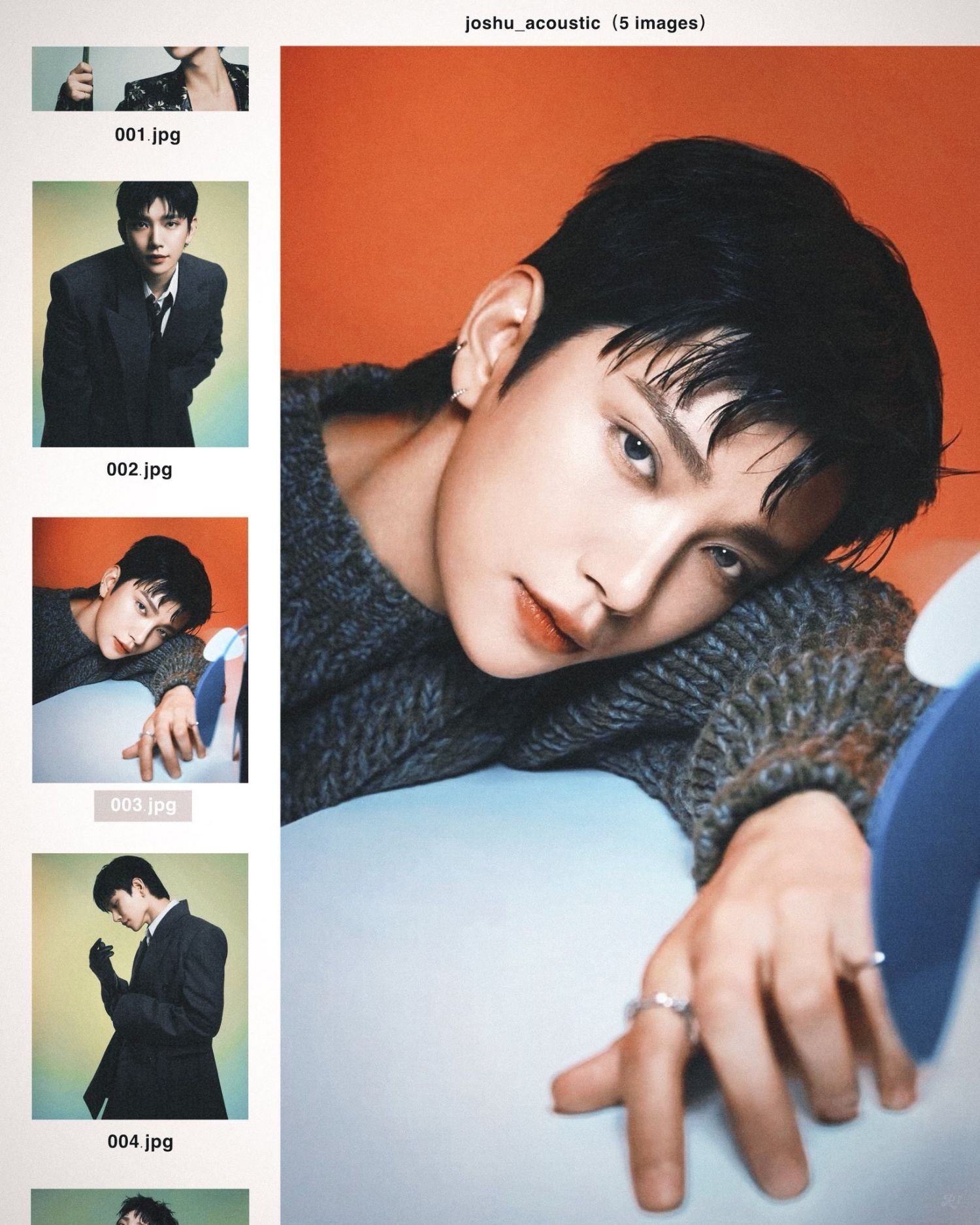 A moment captured by Joshua (SEVENTEEN)'s fan