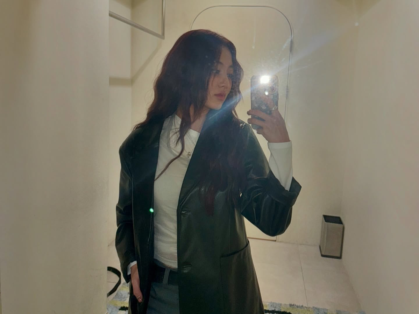 Recent activity shot of Jihyo (TWICE)
