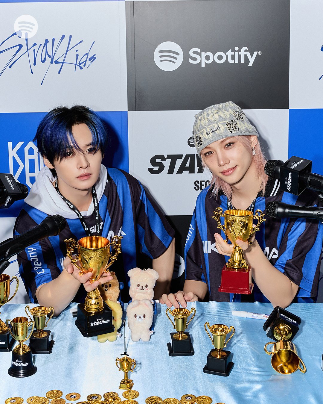 A moment captured by Lee Know (Stray Kids)'s fan