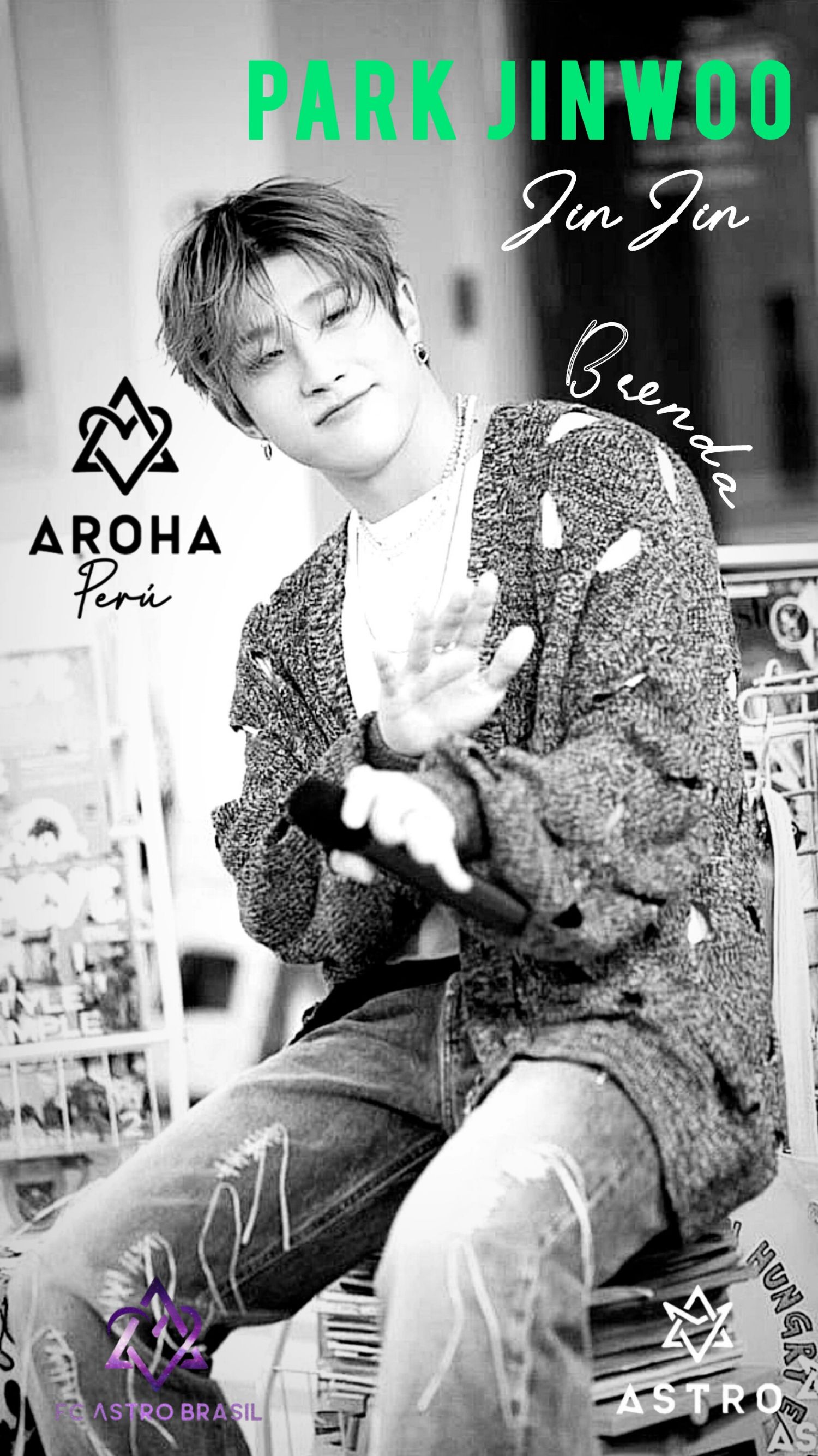 Fan-made special wallpaper for Jinjin (ASTRO)