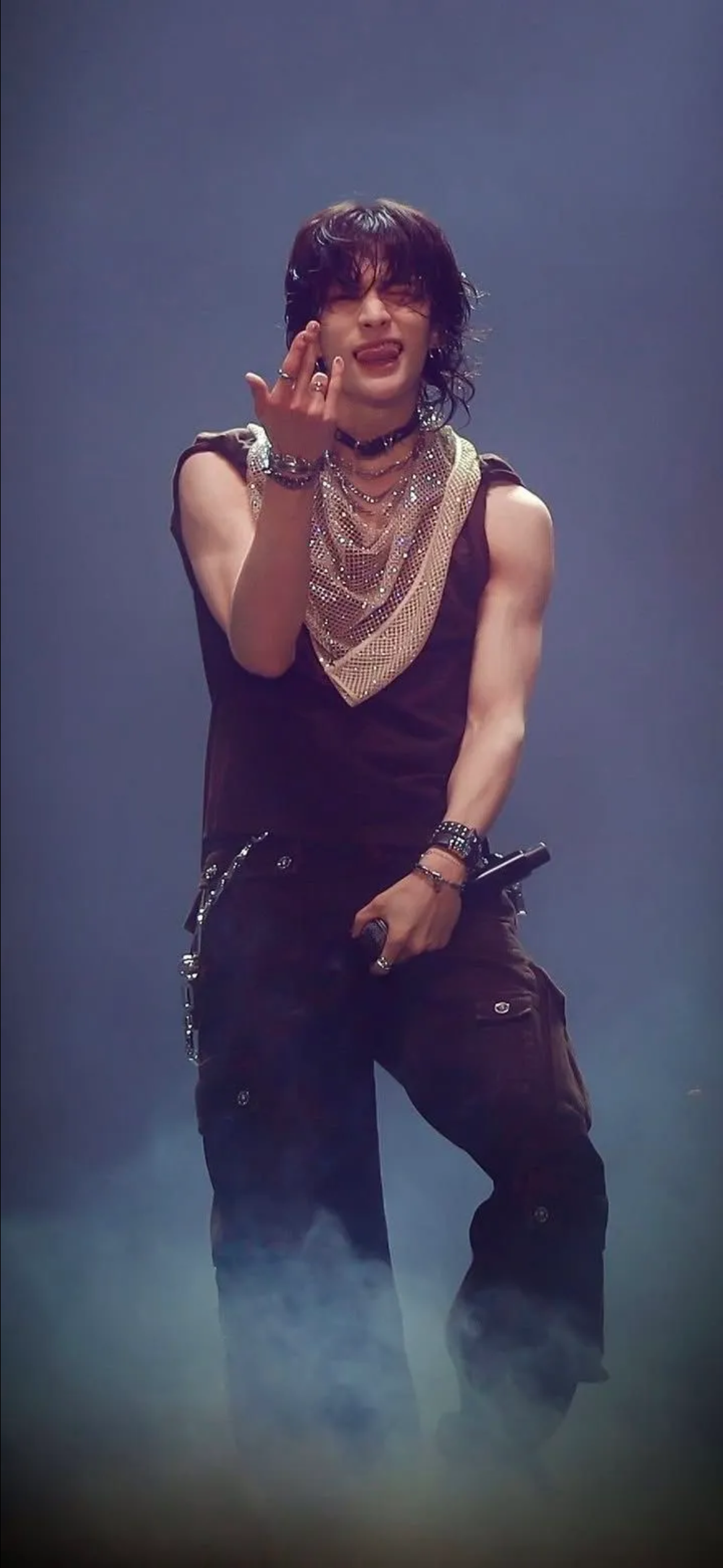 Behind-the-scenes cut of Hyunjin (Stray Kids)