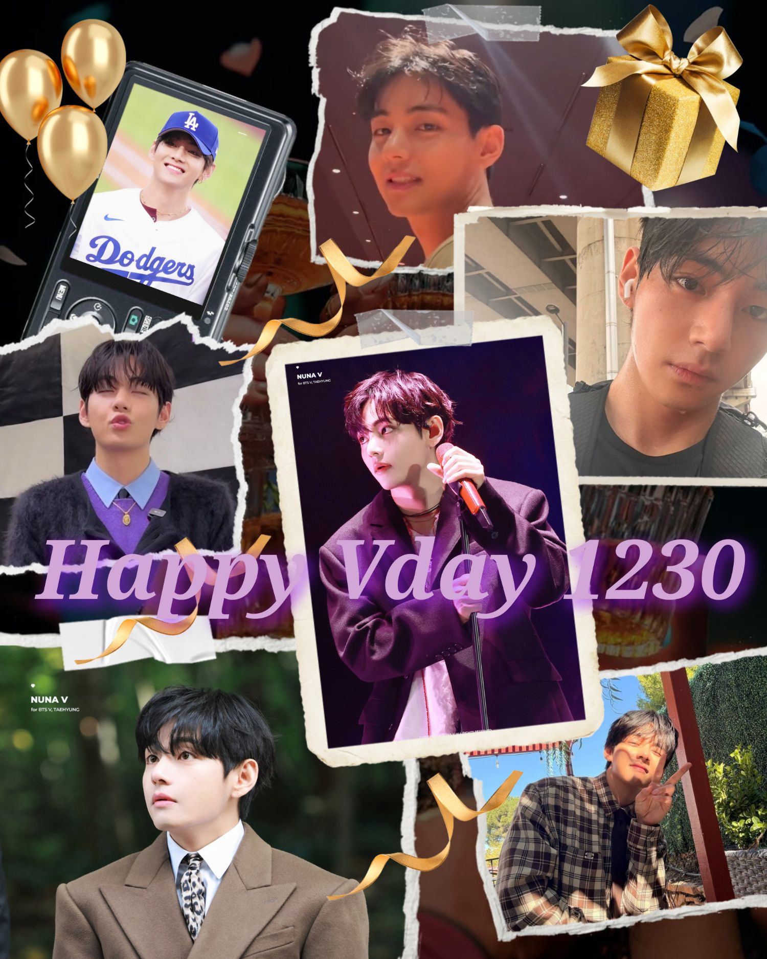 A moment captured by V (BTS)'s fan