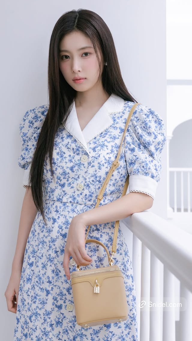A moment captured by Kang Hyewon's fan