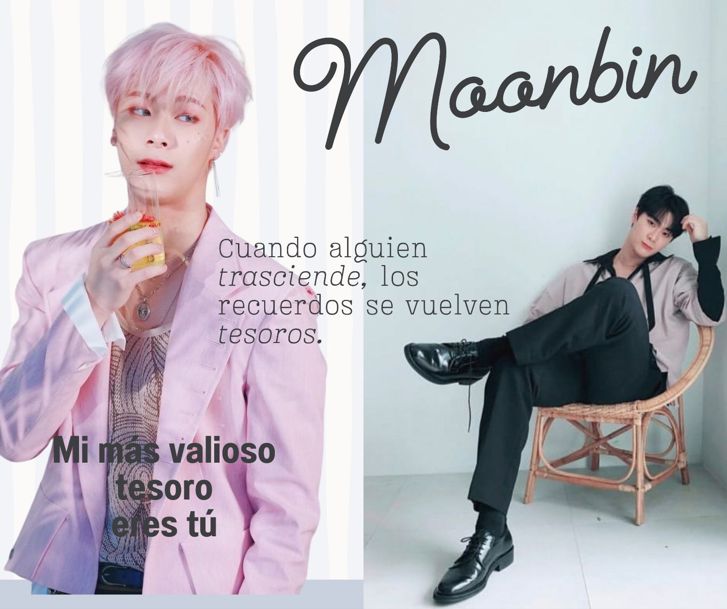 Recent activity shot of Moonbin (ASTRO)