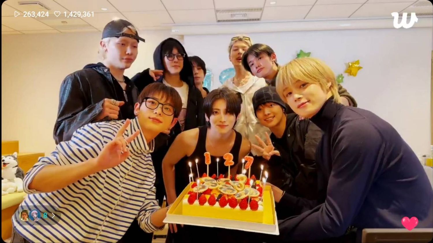 A moment captured by &TEAM's fan