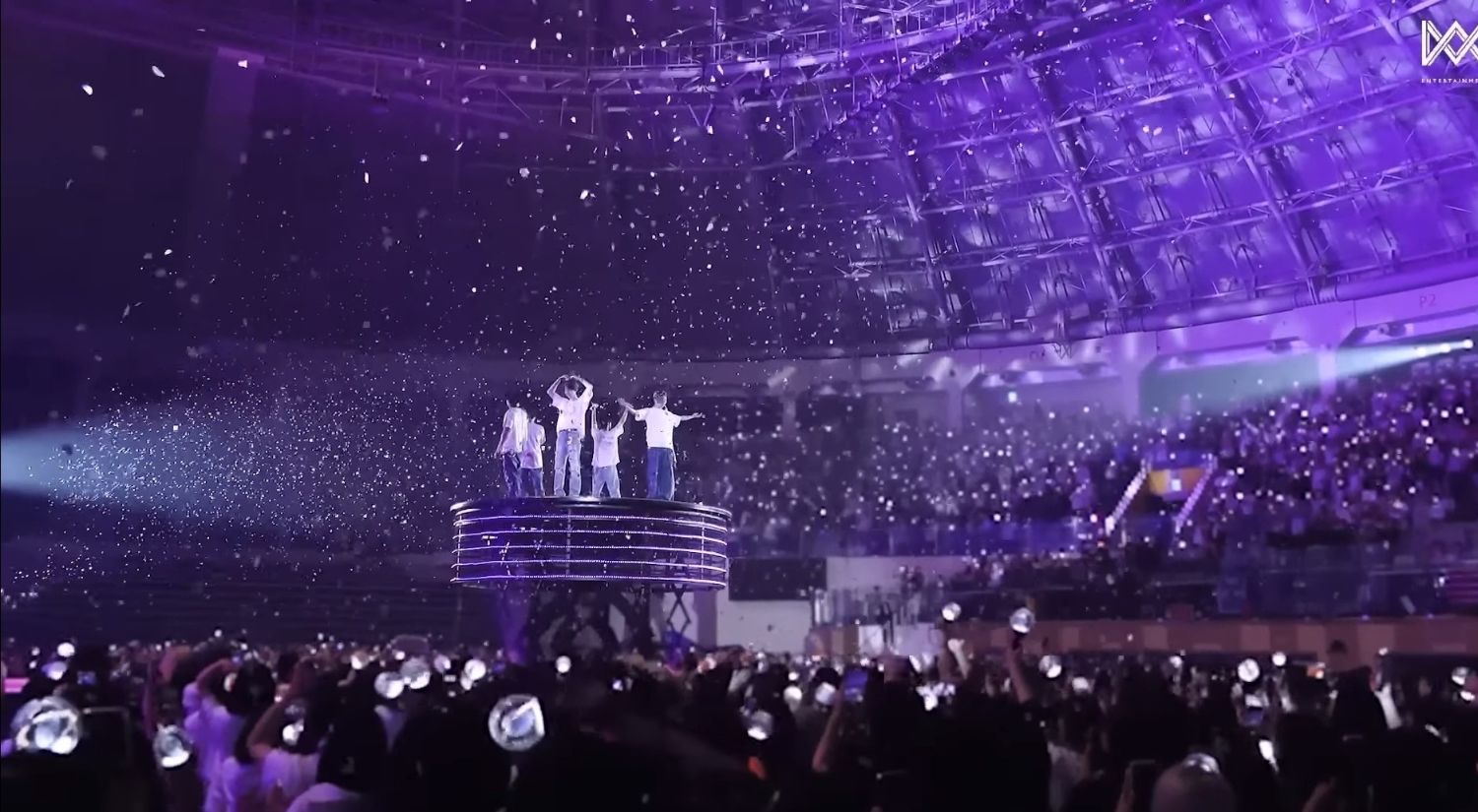 A moment captured by ONF's fan