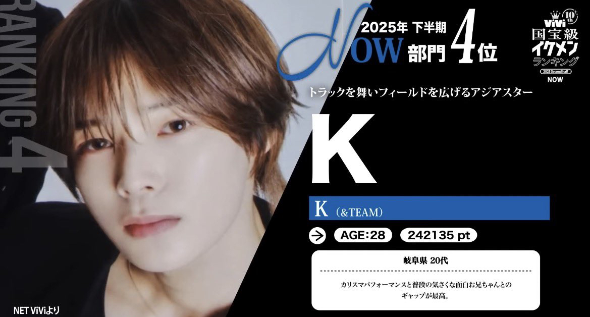 A moment captured by K (&TEAM)'s fan