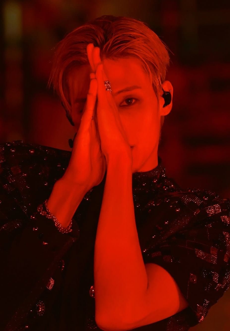 Recent activity shot of Wooyoung (ATEEZ)