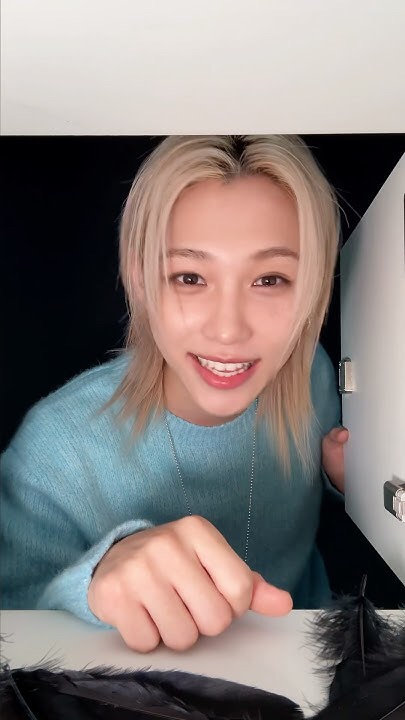 A moment captured by Stray Kids's fan