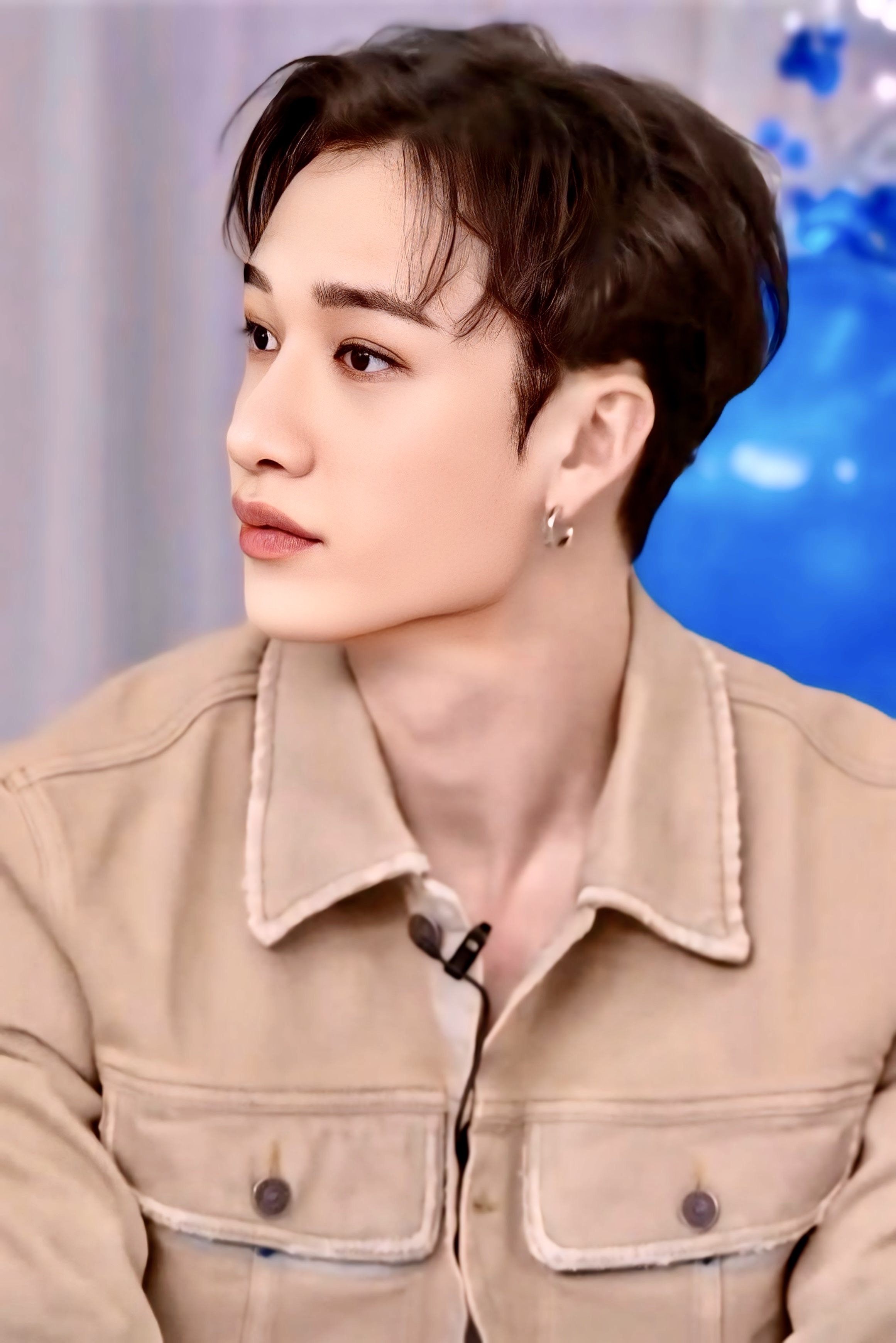 Recent activity shot of Bang Chan (Stray Kids)