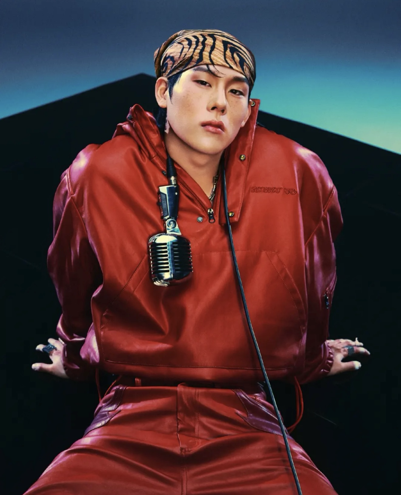 Recent activity shot of Joohoney (MONSTA X)