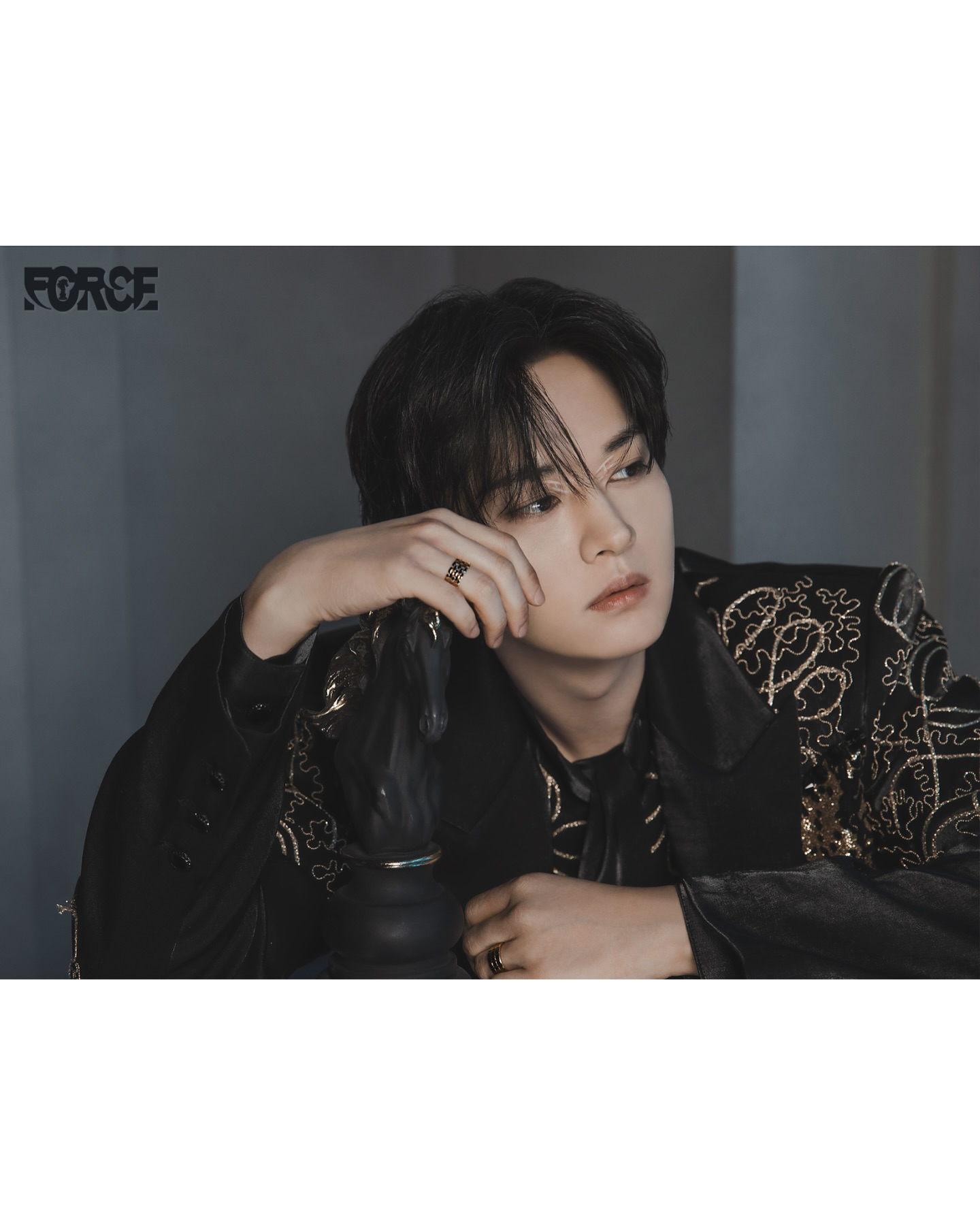 A moment captured by Stray Kids's fan