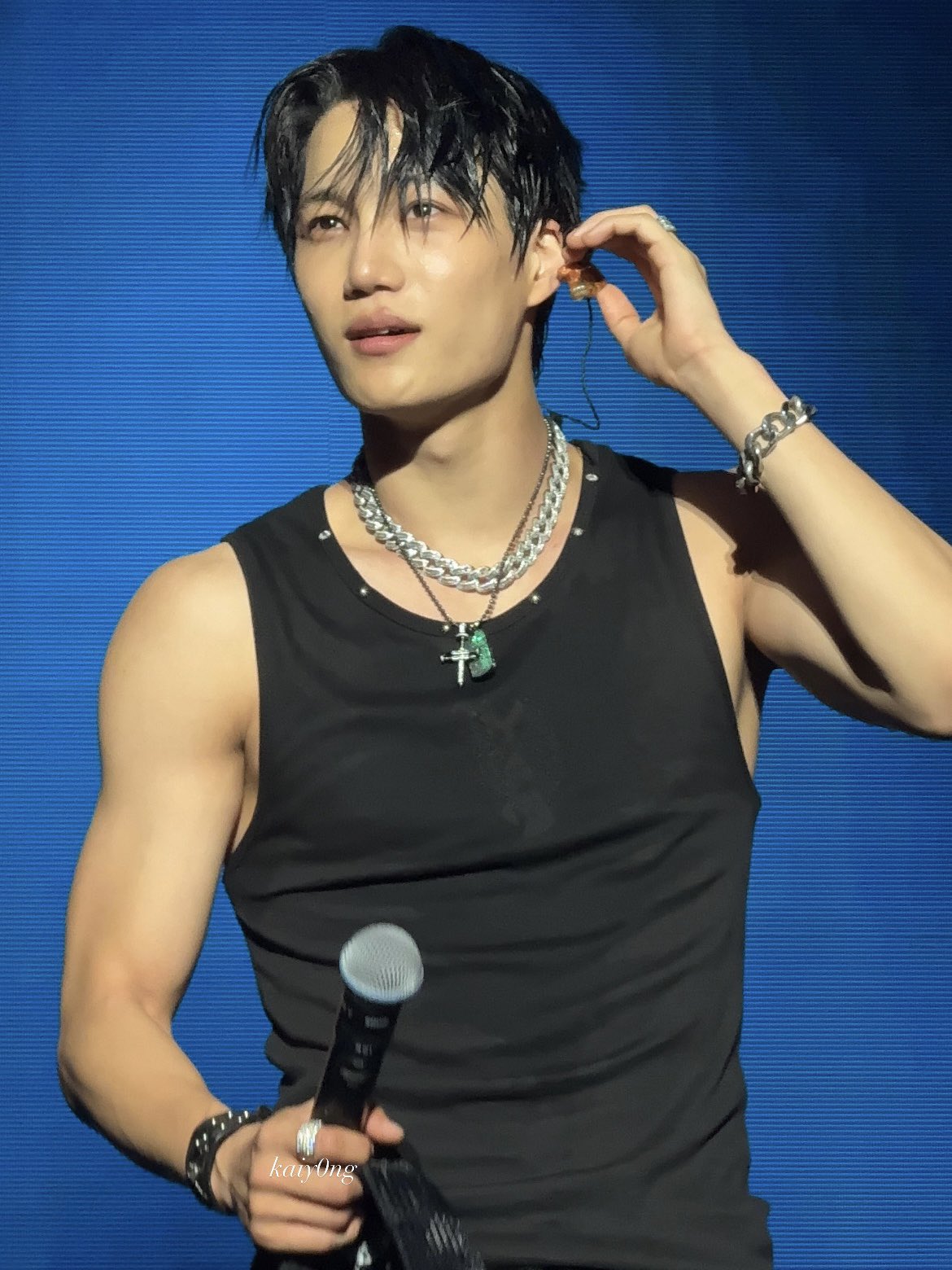 Recent activity shot of Kai (EXO)