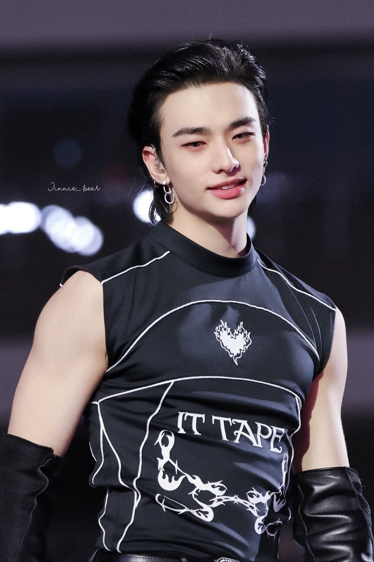 Recent activity shot of Hyunjin (Stray Kids)