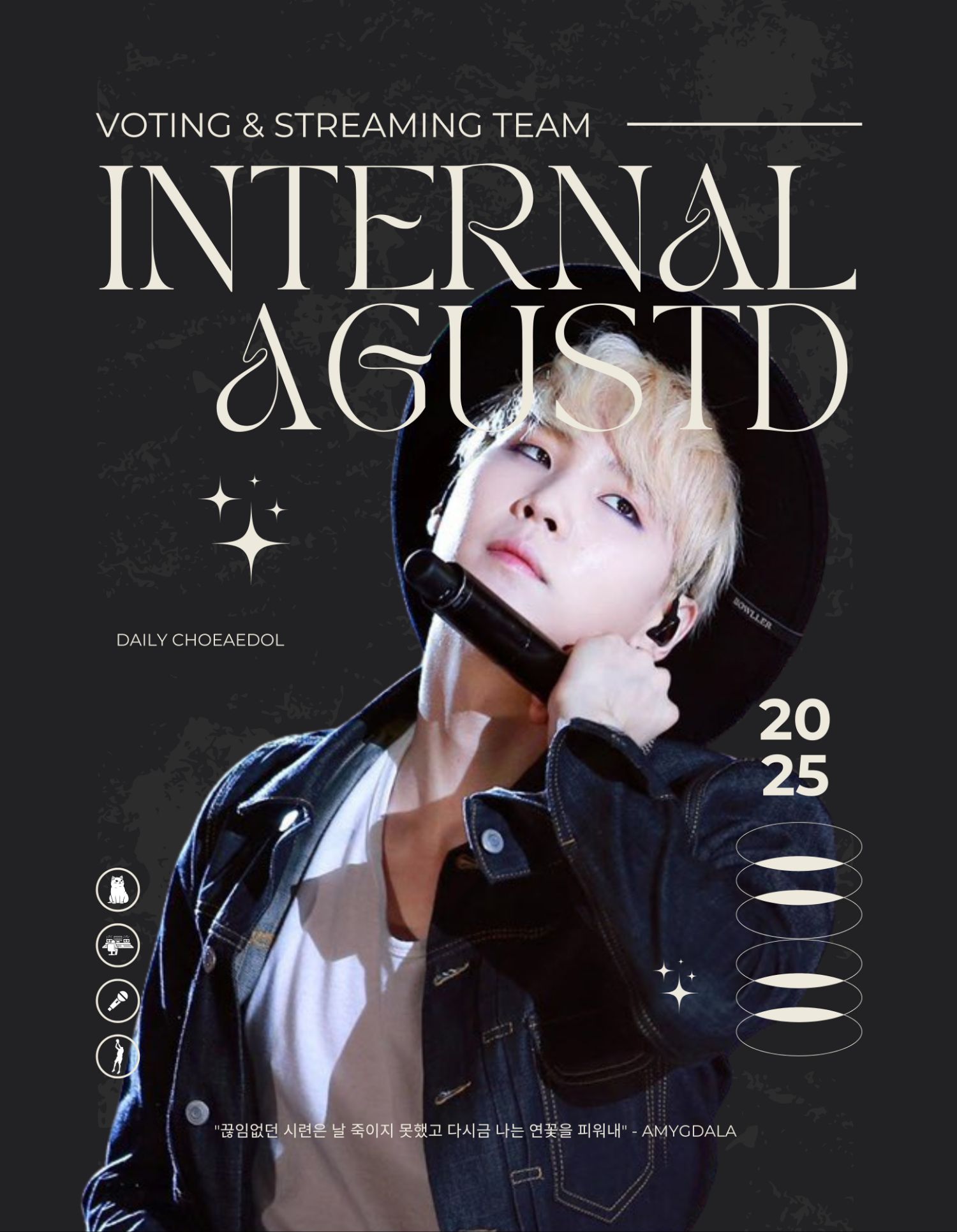 A moment captured by SUGA (BTS)'s fan