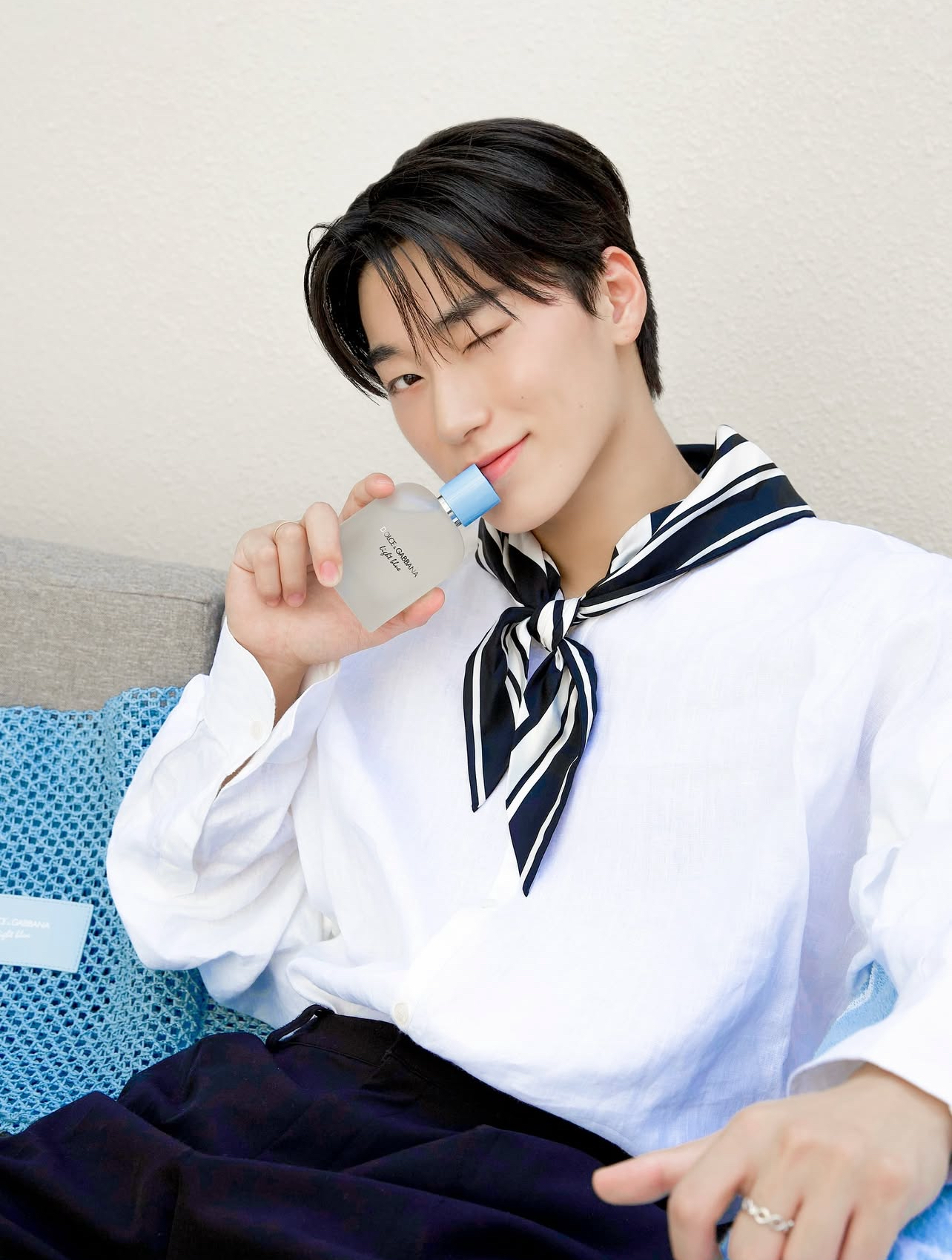 A moment captured by San (ATEEZ)'s fan