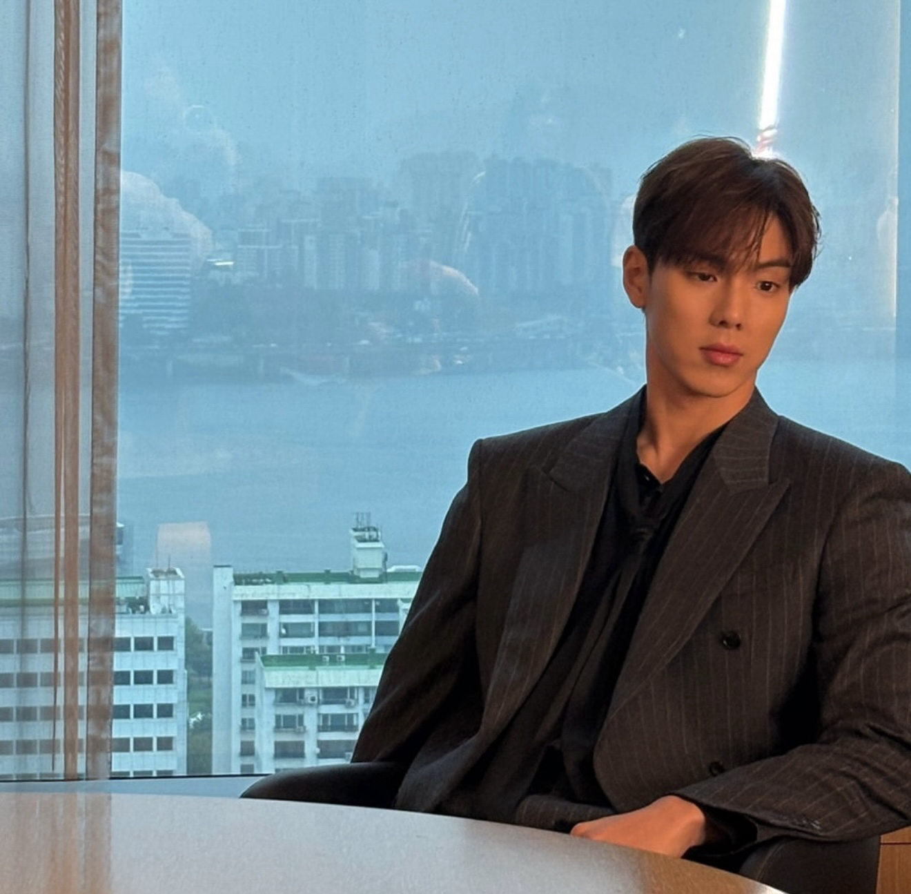 Recent activity shot of Shownu (MONSTA X)