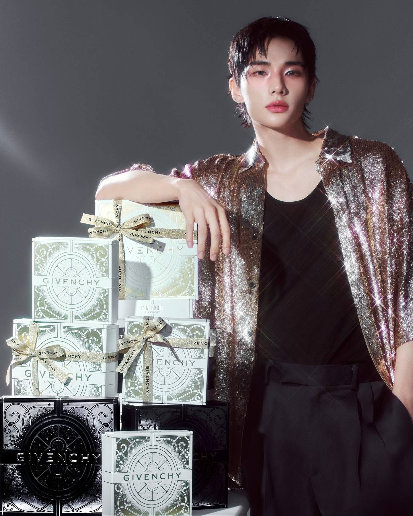 A moment captured by Stray Kids's fan