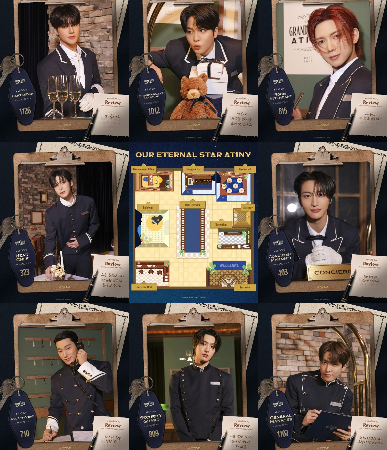 Recent activity shot of ATEEZ