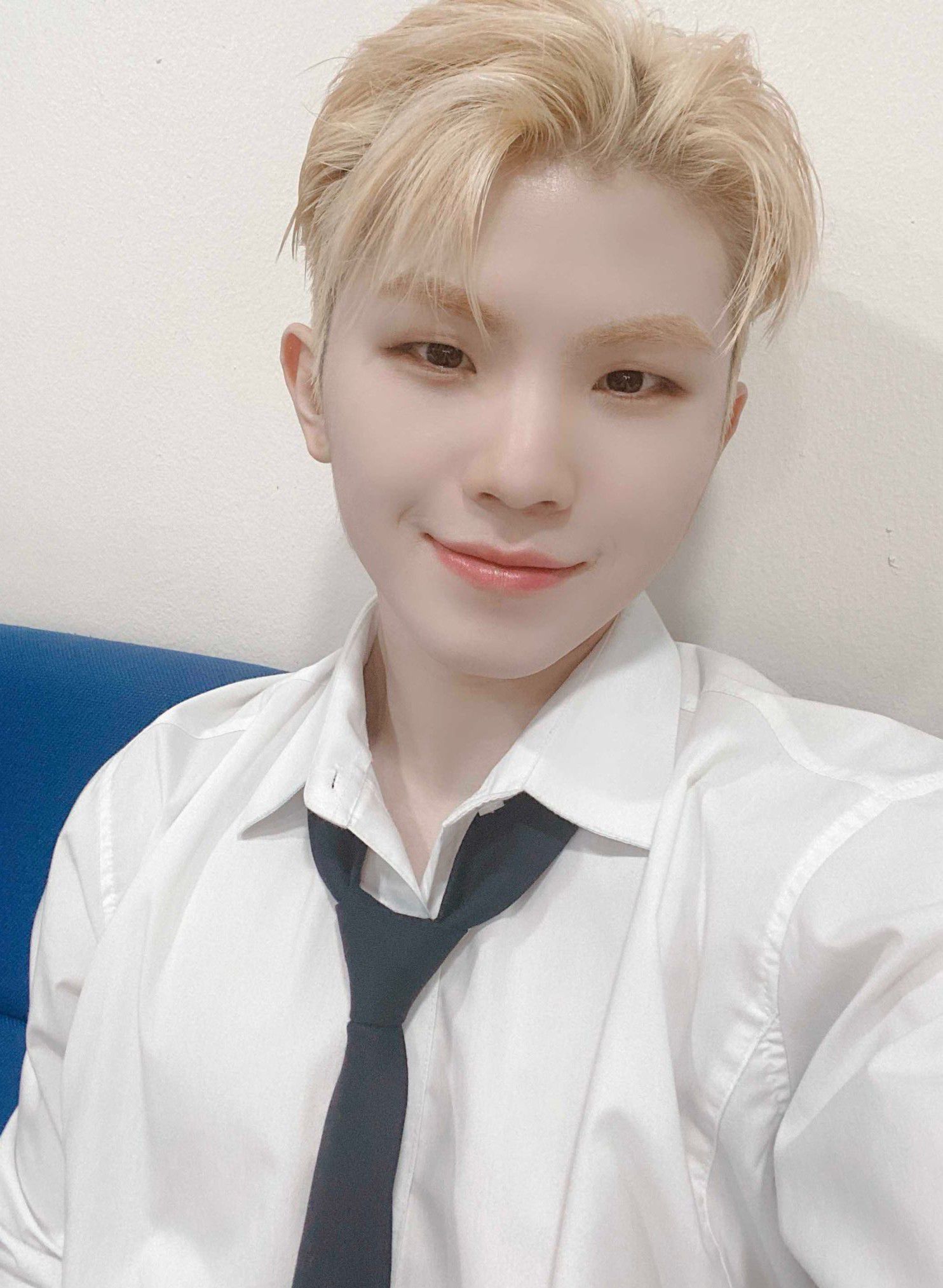 Recent activity shot of Woozi (SEVENTEEN)